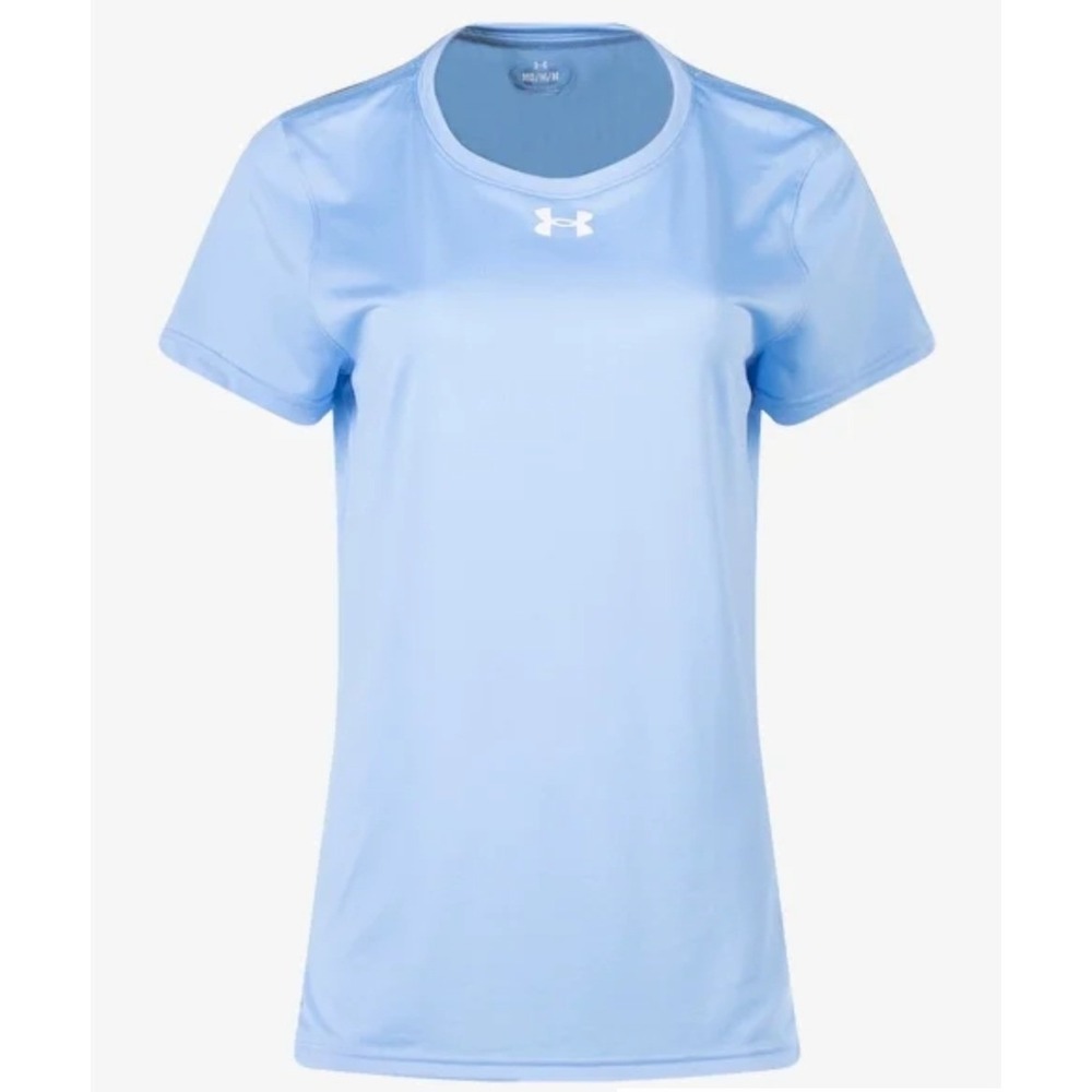 Under Armour Womens Team Tech Short Sleeve T-Shirt Blue 1376847-475 Size Medium